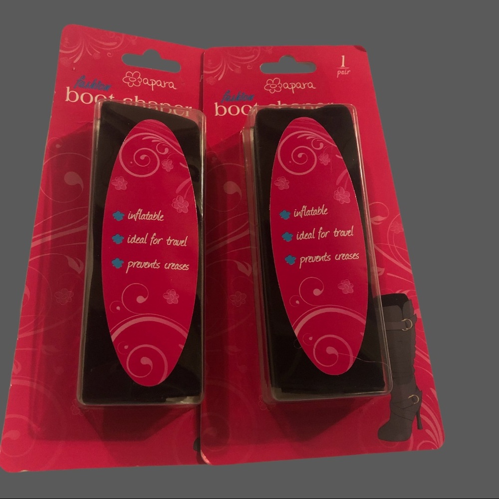 NEW 2 Pair of Inflatable Boot Shapers